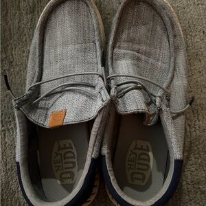 Hey Dude Light Gray Slip-On Shoes